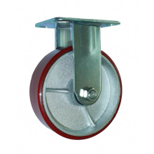 shuntong wholesale FACTORY WHOLESALES RED GREEN ORANGE IRON MATERIAL RIGID CASTER AND WHEEL FOR TRANSPORTATION EQUIPMENT WITH BALL BEARING heavy duty caster wheels